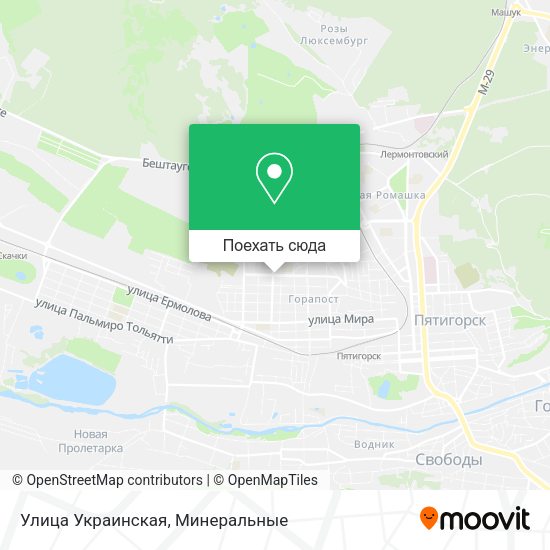 Карта Улица Украинская