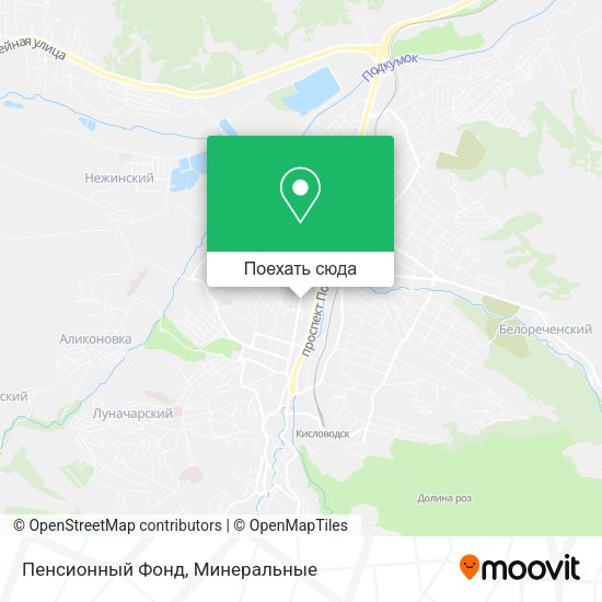Карта Пенсионный Фонд
