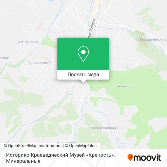 Карта Историко-Краеведческий Музей «Крепость»