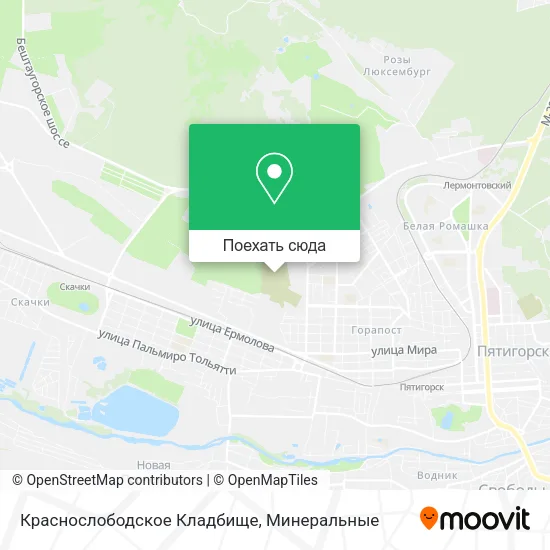 Карта Краснослободское Кладбище