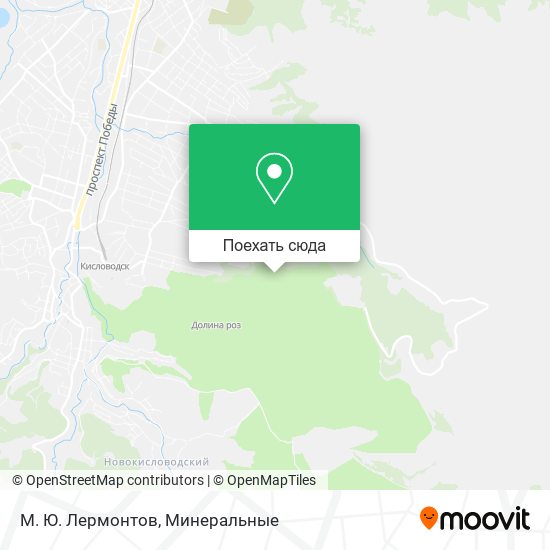 Карта М. Ю. Лермонтов