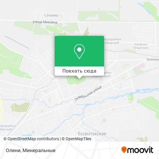 Карта Олени