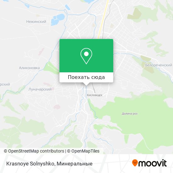 Карта Krasnoye Solnyshko