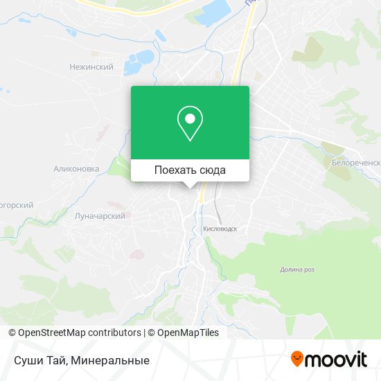Карта Суши Тай