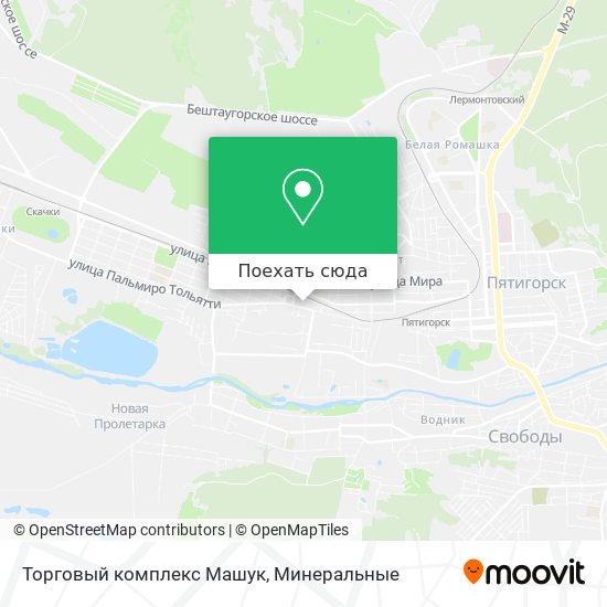 Карта Торговый комплекс Машук