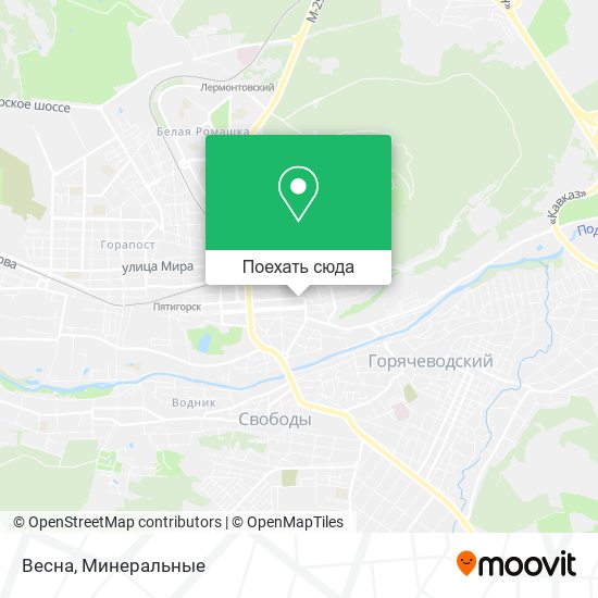 Карта Весна