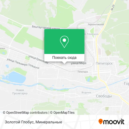 Карта Золотой Глобус