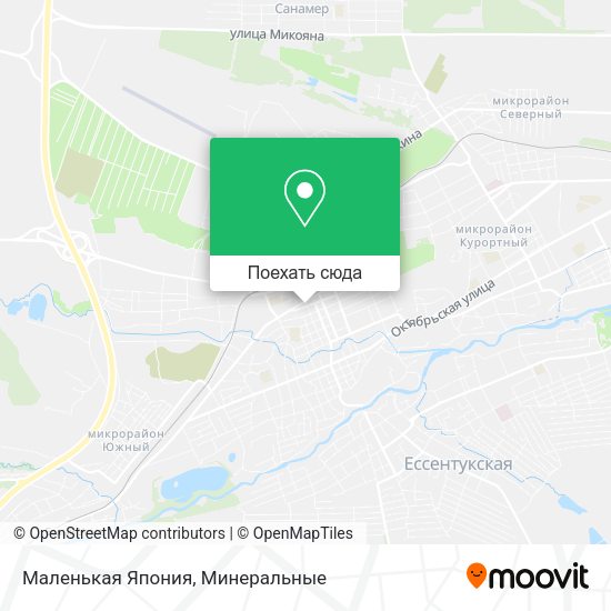 Карта Маленькая Япония