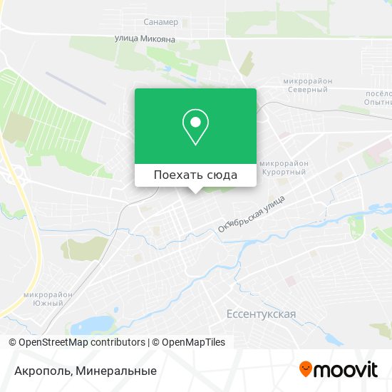 Карта Акрополь