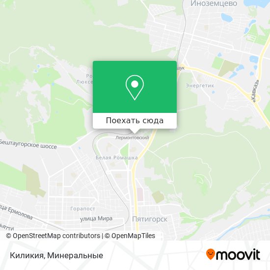 Карта Киликия