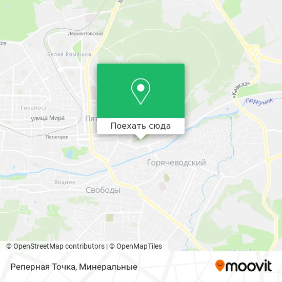 Карта Реперная Точка