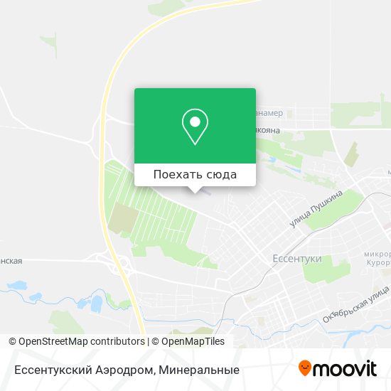 Карта Ессентукский Аэродром