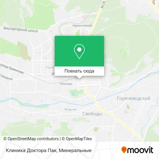 Карта Клиника Доктора Пак