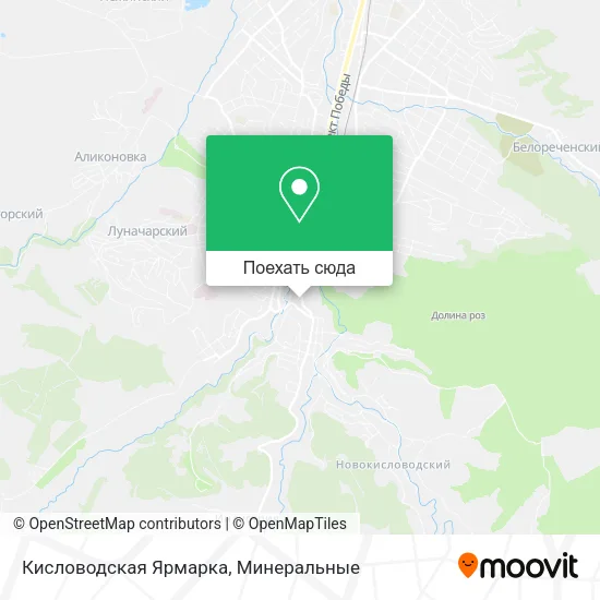 Карта Кисловодская Ярмарка