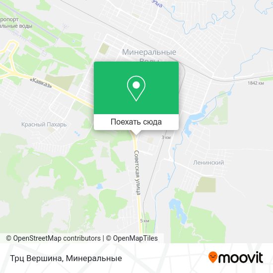 Карта Трц Вершина