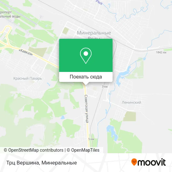 Карта Трц Вершина