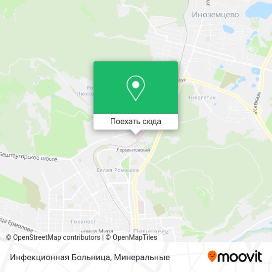 Карта Инфекционная Больница