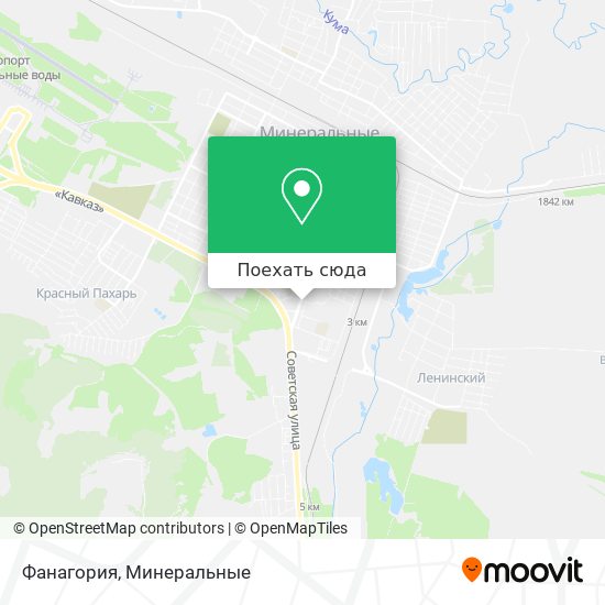 Карта Фанагория