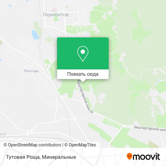 Карта Тутовая Роща