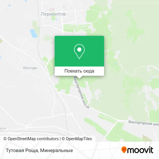 Карта Тутовая Роща