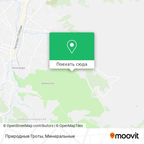 Карта Природные Гроты