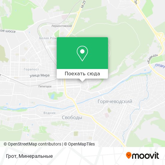 Карта Грот