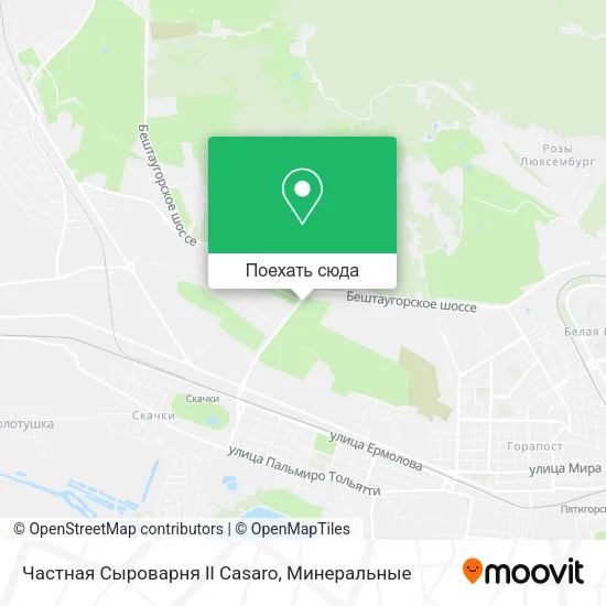Карта Частная Сыроварня Il Casaro