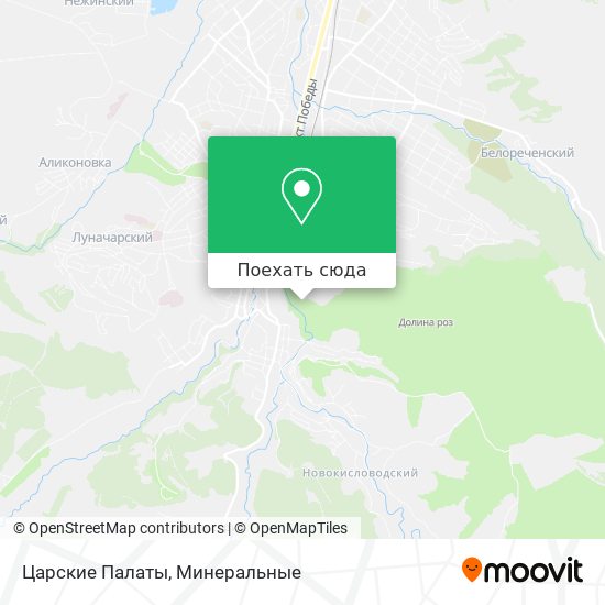 Карта Царские Палаты