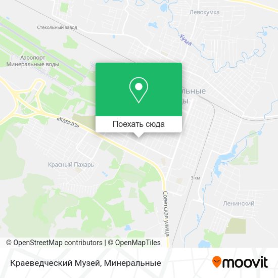 Карта Краеведческий Музей