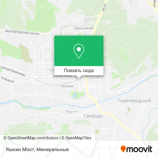 Карта Яшкин Мост