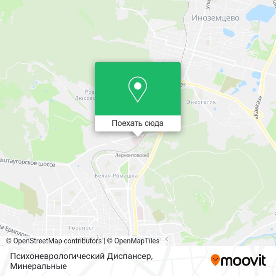 Карта Психоневрологический Диспансер