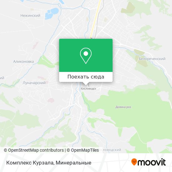Карта Комплекс Курзала