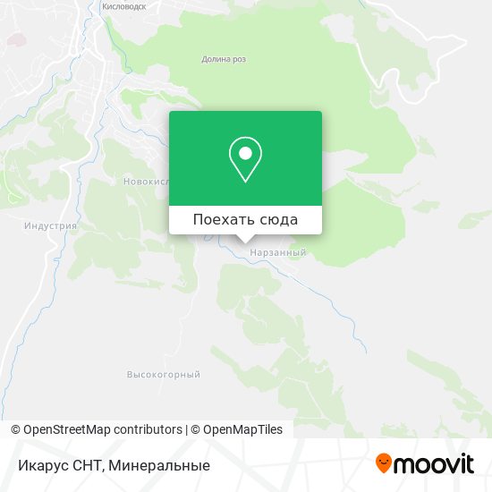 Карта Икарус СНТ