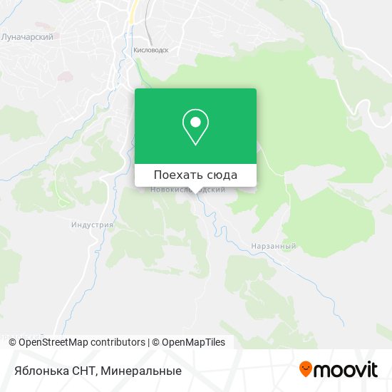 Карта Яблонька СНТ