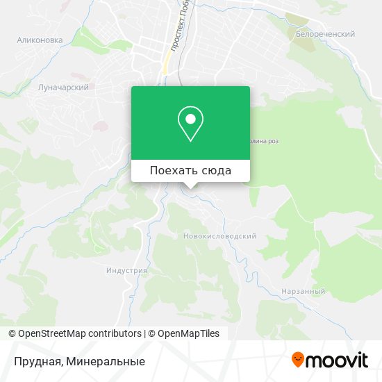 Карта Прудная