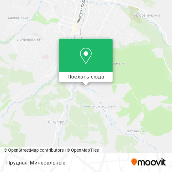 Карта Прудная