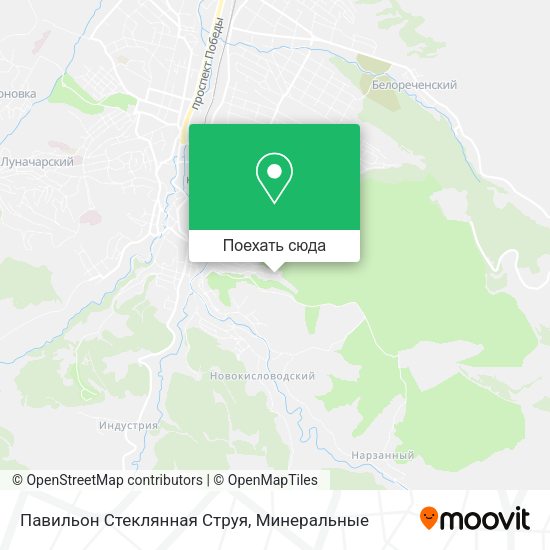 Карта Павильон Стеклянная Струя