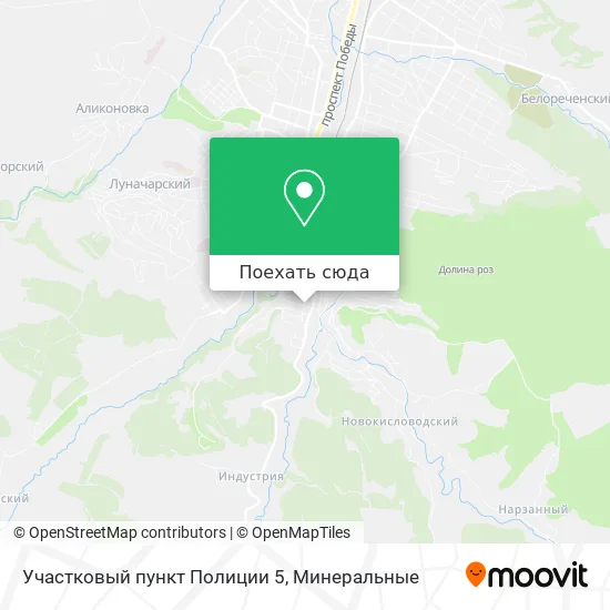 Карта Участковый пункт Полиции 5