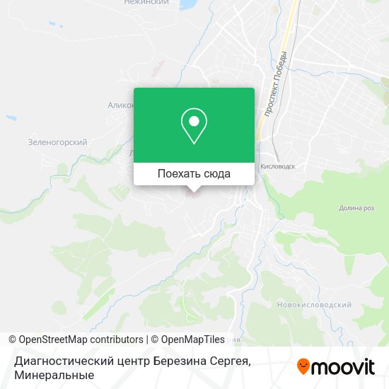 Карта Диагностический центр Березина Сергея