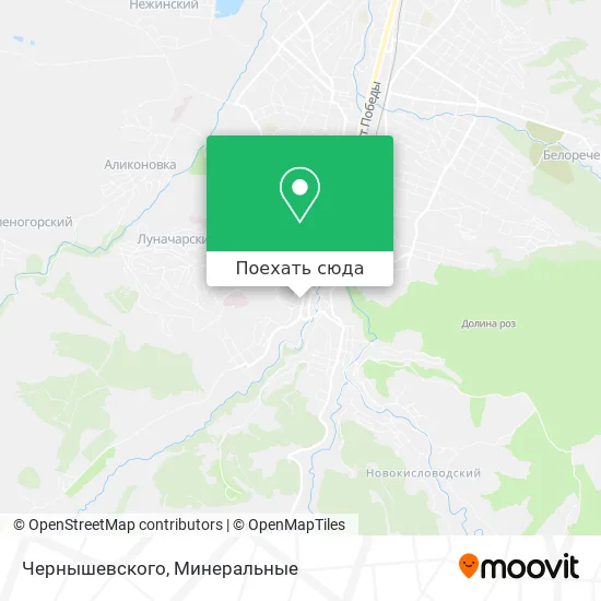 Карта Чернышевского