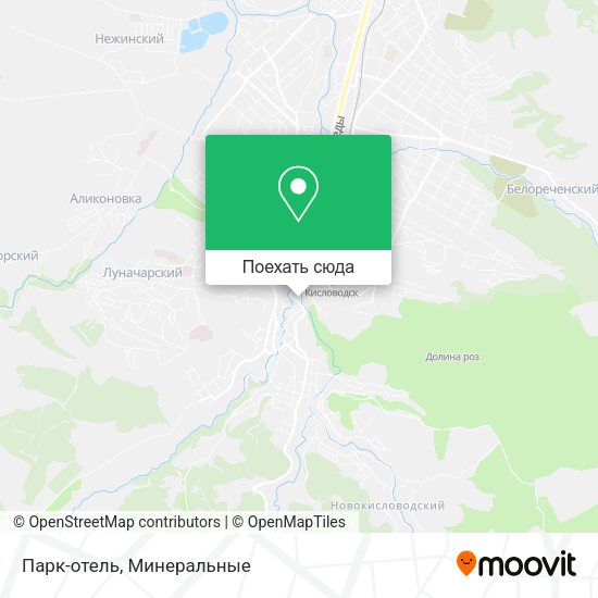 Карта Парк-отель