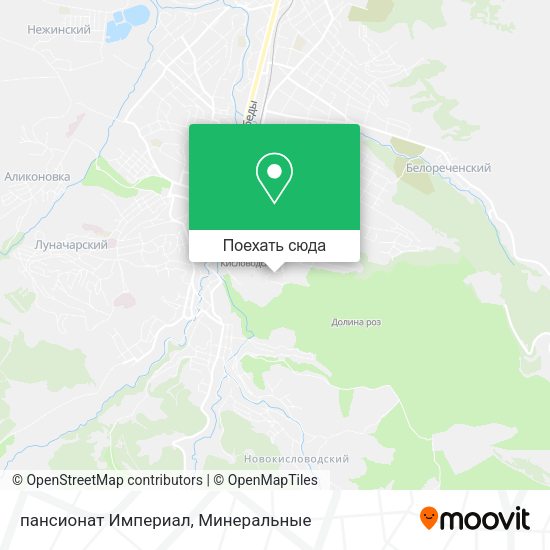 Карта пансионат Империал
