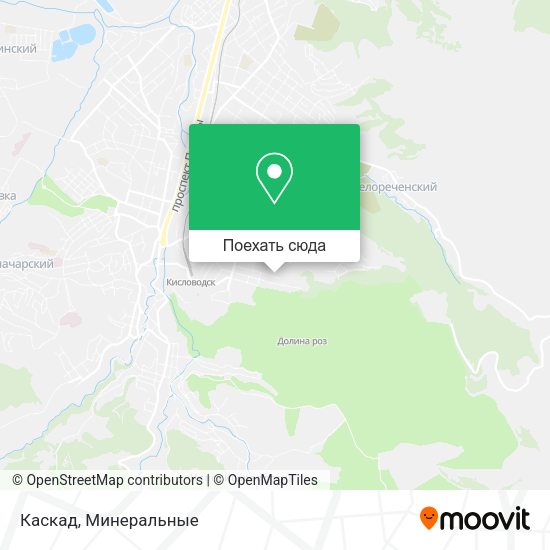 Карта Каскад