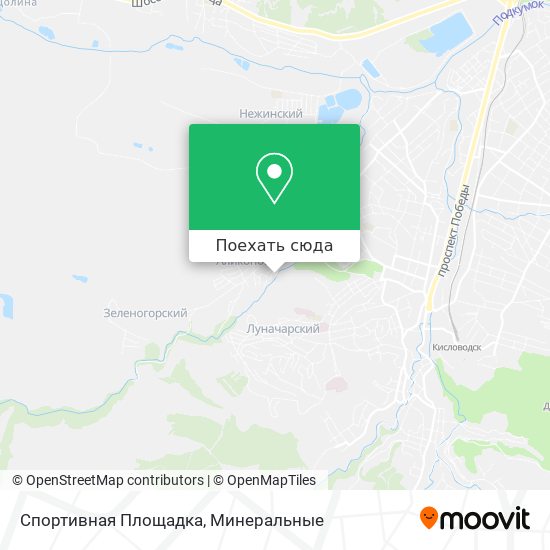 Карта Спортивная Площадка