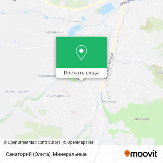 Карта Санаторий (Элита)
