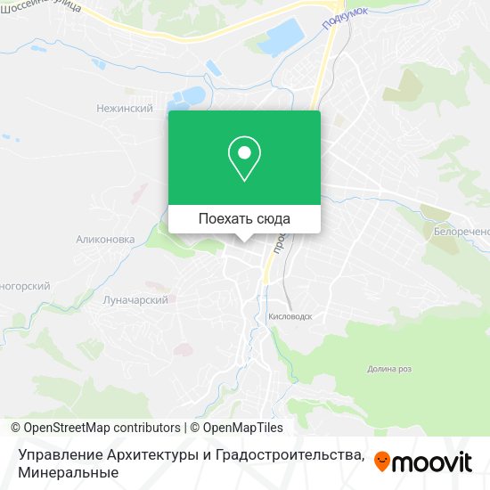 Карта Управление Архитектуры и Градостроительства