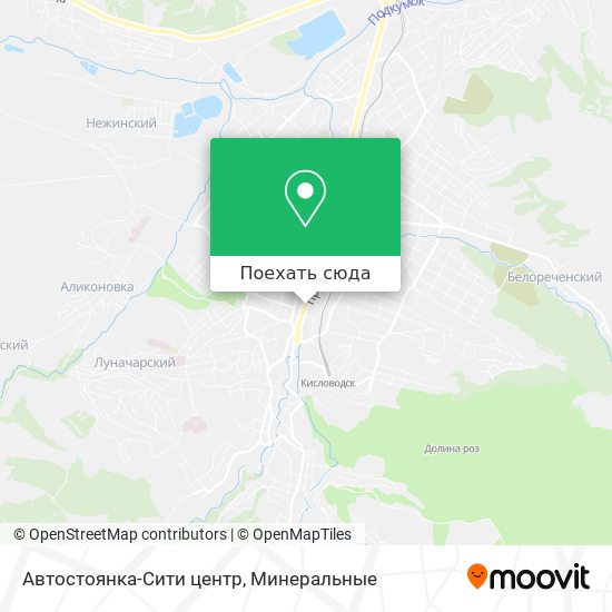 Карта Автостоянка-Сити центр