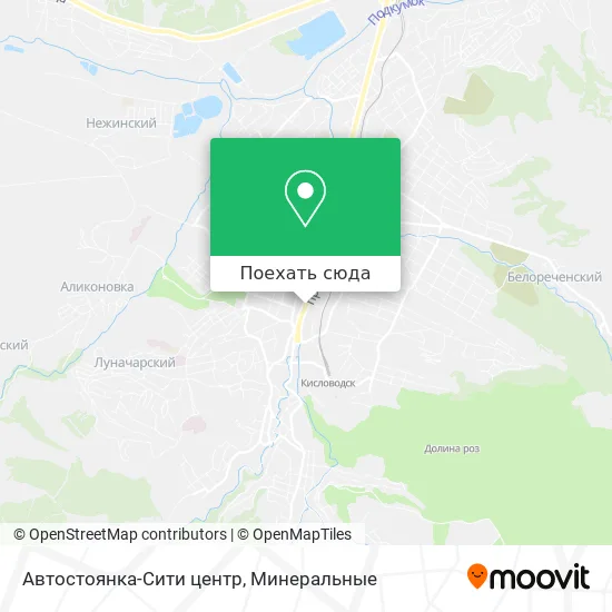 Карта Автостоянка-Сити центр