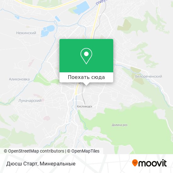 Карта Дюсш Старт