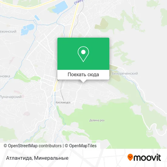 Карта Атлантида